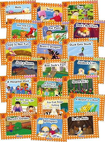 Jolly Phonics Orange Level Readers Complete Set: in Precursive Letters (British English edition) von Jolly Phonics