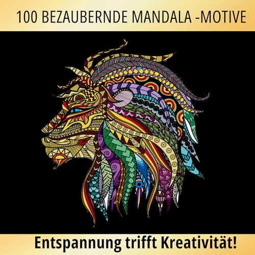 100 Tier-Mandalas - Malbuch für Erwachsene: Mandalas für Erwachsene mit liebevoll gestalteten Tiermotiven – perfekt zum Abschalten. von Lucid Page Media