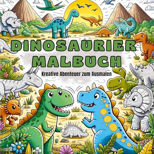Dinosaurier Malbuch für Kinder ab 4 Jahre: Ausmalspaß mit Dinos - Kreativer Malspaß mit den coolsten Urzeit-Riesen. Dinosaurier Malbuch für Kinder ab 4 Jahre: Ausmalspaß mit Dinos - Kreativer Malspaß mit den coolsten Urzeit-Riesen. von Lucid Page Media