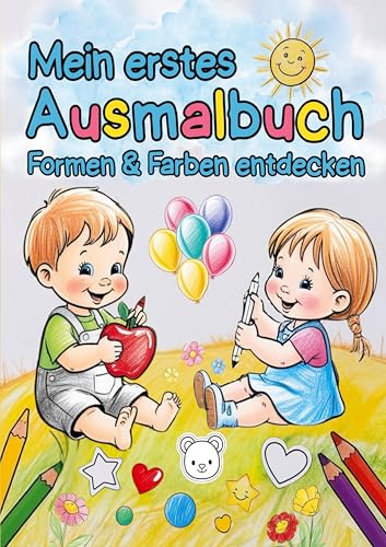 Formen & Farben entdecken - Mein erstes Ausmalbuch: Formen und Farben entdecken mit über 50 Ausmalbildern – das ideale Malbuch für Kinder ab 2 Jahren Formen & Farben entdecken - Mein erstes Ausmalbuch: Formen und Farben entdecken mit über 50 Ausmalbildern – das ideale Malbuch für Kinder ab 2 Jahren von Lucid Page Media
