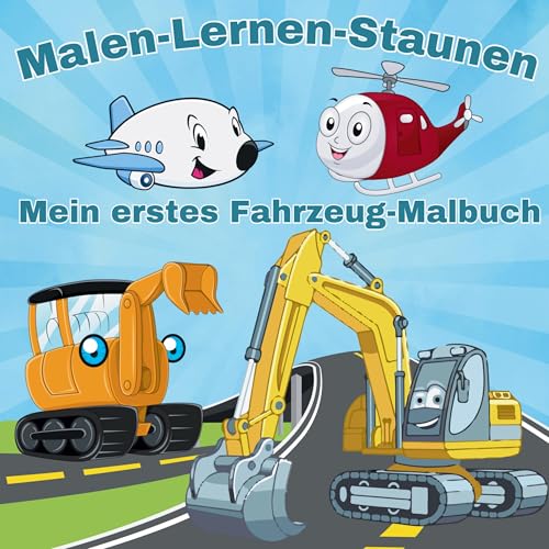 Mein erstes Fahrzeug-Malbuch – Lernen und Ausmalen ab 3 Jahren: 66 spannende Fahrzeugmotive auf der Baustelle, Einsatzfahrzeugen, Flugzeugen, LKW und mehr. Mein erstes Fahrzeug-Malbuch – Lernen und Ausmalen ab 3 Jahren: 66 spannende Fahrzeugmotive auf der Baustelle, Einsatzfahrzeugen, Flugzeugen, LKW und mehr. von Lucid Page Media