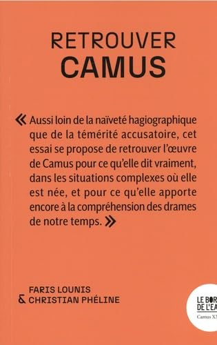 Retrouver Camus von BORD DE L EAU