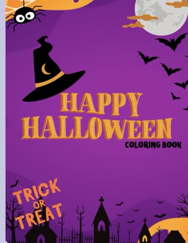 TRICK OR TREAT : Festive Halloween Colouring book for kids ( 2 - 8 yrs ). von Independently published