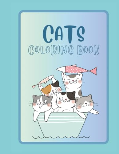 Cats Coloring book: 100 pages of cat coloring for kids, teens, and adults von Independently published