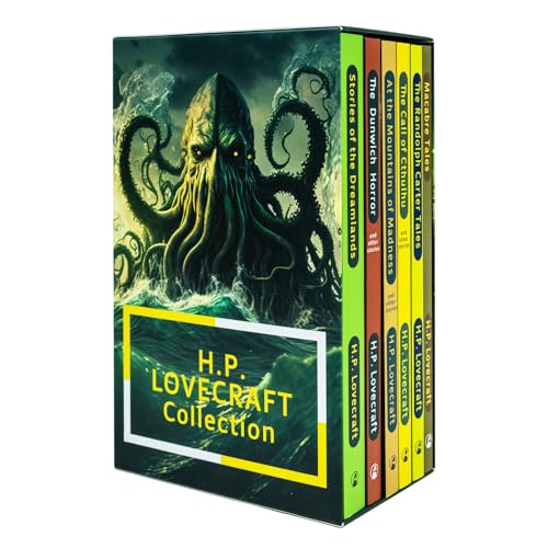 The H. P Lovecraft 6 Books Collection: Macabre Tales, At the Mountains of Madness, The Call of Cthulhu & Others