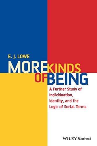 More Kinds of Being: A Further Study of Individuation, Identity, and the Logic of Sortal Terms More Kinds of Being: A Further Study of Individuation, Identity, and the Logic of Sortal Terms