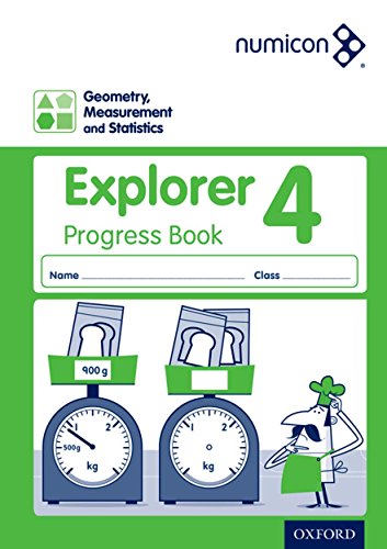Numicon: Geometry, Measurement and Statistics 4 Explorer Progress Book von Oxford University Press