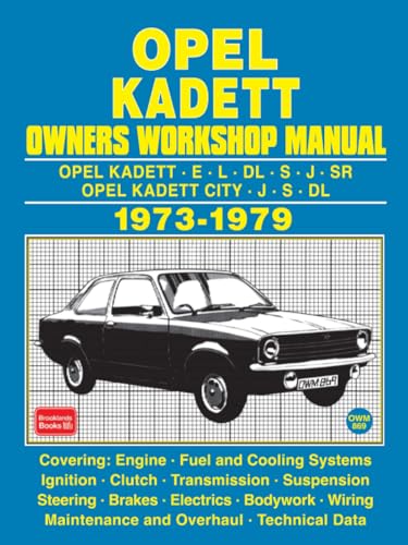 OPEL KADETT OWNERS WORKSHOP MANUAL 1973-1979