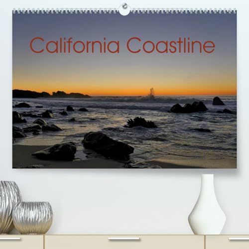 California Coasline (hochwertiger Premium Wandkalender 2024 DIN A2 quer), Kunstdruck in Hochglanz