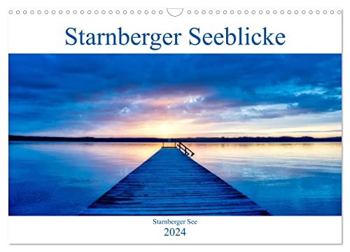 Starnberger Seeblicke (Wandkalender 2024 DIN A3 quer), CALVENDO Monatskalender von CALVENDO