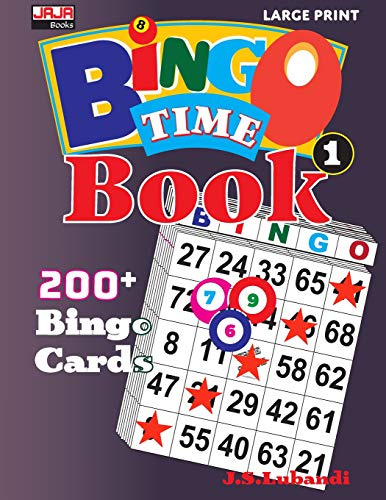 BINGO Time Book, Vol.1 (200+ Large Print BINGO Cards: 4 Cards on Each Sheet., Band 1)