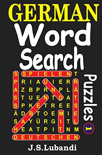 German Word Search Puzzles von CREATESPACE