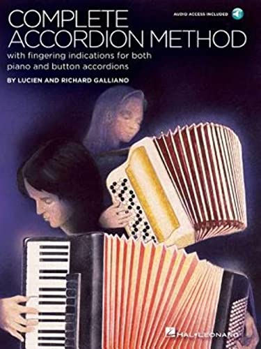 Complete Accordion Method (Book/Online Audio): With Fingering Indication for Both Piano and Button Accordions