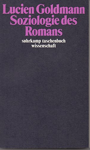 Suhrkamp Taschenbuch Wissenschaft Nr. 470: Soziologie des Romans