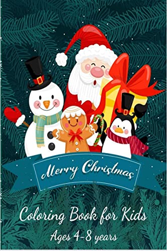 Merry Christmas Coloring Book for Kids Ages 4-8 Years: Kids Stocking Stuffers|Best Xmas Gift for Boys and Girls|Travel Coloring Book for Kids|Christmas Book for Children von Notion Press