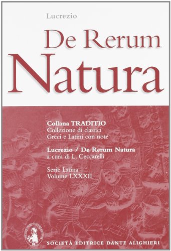 De rerum natura (Traditio. Serie latina) von Dante Alighieri