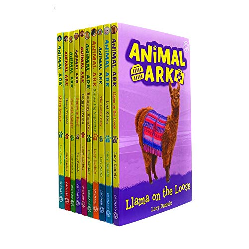 Animal Ark 10-Bücher-Set-Kollektion von Lucy Daniels Inc. Lost Kitten, Lonely Pony