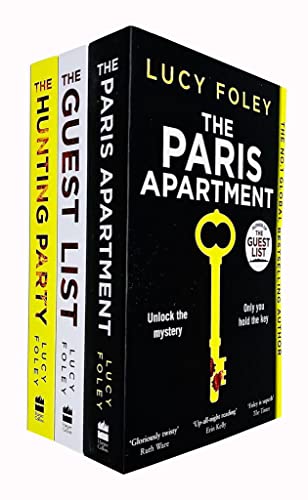 Lucy Foley Collection 3 Books Set (The Paris Apartment [Hardcover], The Hunting Party, The Guest List)