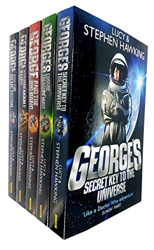 Lucy and Stephen Hawking George Series Collection Set of 5 Books (Key to the Universe, Cosmic Treasure Hunt, Big Bang, Unbreakable, Blue Moon) Books for 9+ years old