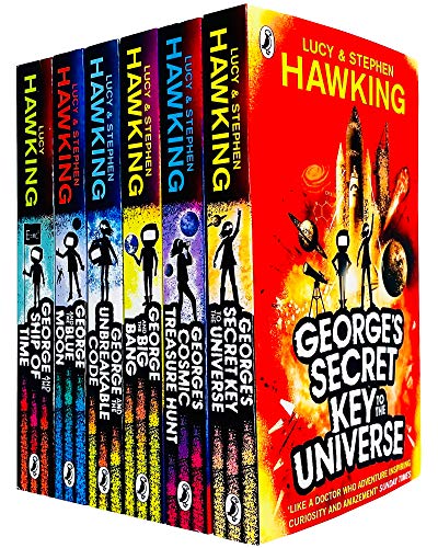 George's Secret Key to the Universe Complete 6 Books Collection Set by Lucy & Stephen Hawking (Secret Key to the Universe, Cosmic Treasure Hunt, Big Bang, Unbreakable Code, Blue Moon & Ship of Time)