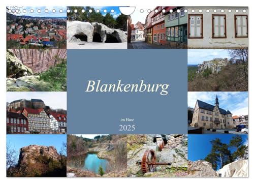 Blankenburg im Harz (Wandkalender 2025 DIN A4 quer), CALVENDO Monatskalender von CALVENDO