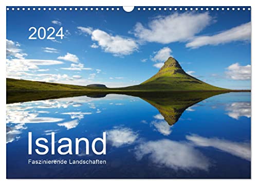 ISLAND 2024 - Faszinierende Landschaften (Wandkalender 2024 DIN A3 quer), CALVENDO Monatskalender von CALVENDO