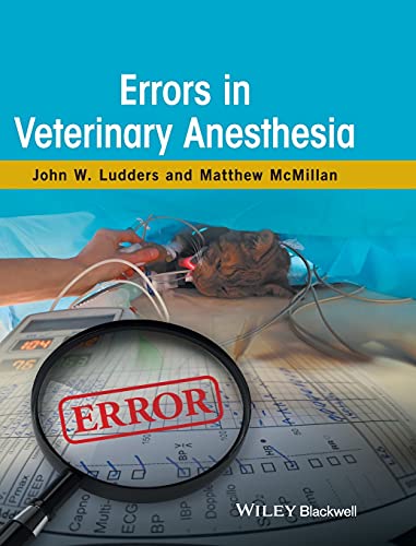 Errors in Veterinary Anesthesia von Wiley