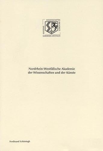 Johannes Duns Scotus. Denker auf der Schwelle vom mittelalterlichen zum neuzeitlichen Denken (Nordrhein-Westfälische Akademie der Wissenschaften und der Künste - Vorträge: Geisteswissenschaften)