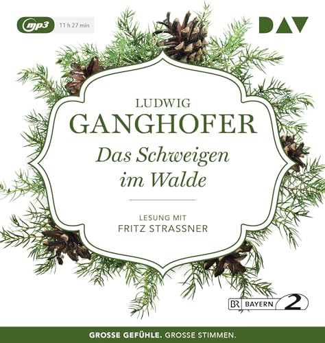 Das Schweigen im Walde: Lesung mit Fritz Straßner (1 mp3-CD)