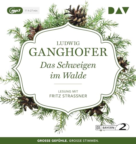 Das Schweigen im Walde: Lesung mit Fritz Straßner (1 mp3-CD) von Audio Verlag Der GmbH