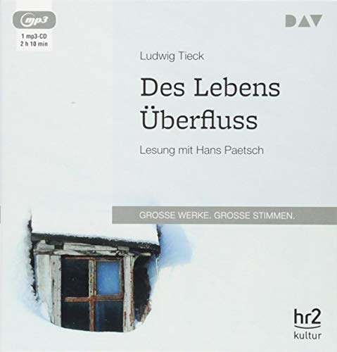 Des Lebens Überfluss: Lesung mit Hans Paetsch (1 mp3-CD) von Audio Verlag Der GmbH