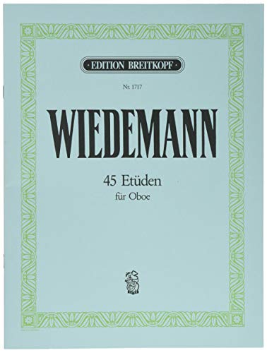 45 Etüden für Oboe (EB 1717) von Breitkopf & Härtel