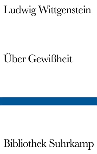 Über Gewißheit von Suhrkamp Verlag AG