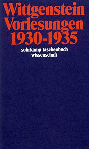 Vorlesungen 1930–1935: Cambridge 1930–1932 (suhrkamp taschenbuch wissenschaft)