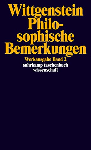 Werkausgabe, Band 2: Philosophische Bemerkungen von Suhrkamp Verlag AG