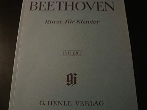 Tänze für Klavier: Besetzung: Klavier zu zwei Händen (G. Henle Urtext-Ausgabe) von G. Henle Verlag