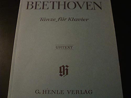 Tänze für Klavier: Besetzung: Klavier zu zwei Händen (G. Henle Urtext-Ausgabe)