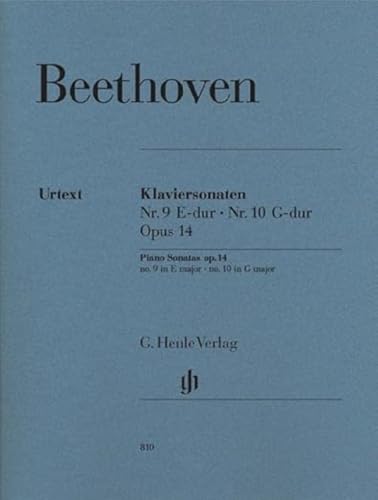 Klaviersonaten Nr. 9 E-dur op. 14,1 und Nr. 10 G-dur op. 14,2: Instrumentation: Piano solo (G. Henle Urtext-Ausgabe) Klaviersonaten Nr. 9 E-dur op. 14,1 und Nr. 10 G-dur op. 14,2: Instrumentation: Piano solo (G. Henle Urtext-Ausgabe)