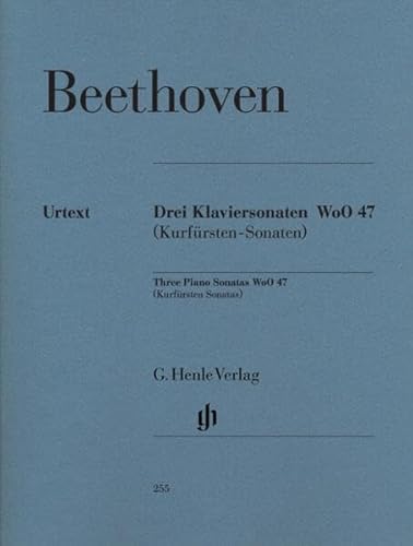 3 Klaviersonaten WoO 47 [Kurfürstensonaten]: Besetzung: Klavier zu zwei Händen (G. Henle Urtext-Ausgabe) von G. Henle Verlag
