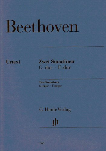 2 Sonatinen F-Dur + G-Dur. Klavier: Besetzung: Klavier zu zwei Händen (G. Henle Urtext-Ausgabe) von G. Henle Verlag