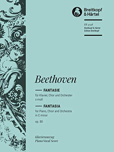 Chorfantasie c-moll op. 80 - Breitkopf Urtext - Klavierauszug (EB 4348): Für 2 Klaviere von Breitkopf & Hï¿½rtel