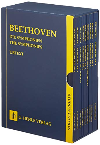 Die Symphonien - 9 Bände im Schuber; Studien-Edition: Instrumentation: Orchestral works, Works for Chorus and Orchestra (Studien-Editionen: Studienpartituren) Die Symphonien - 9 Bände im Schuber; Studien-Edition: Instrumentation: Orchestral works, Works for Chorus and Orchestra (Studien-Editionen: Studienpartituren)