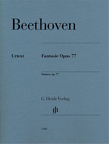 Fantasie op. 77 Klavier 2 ms: Besetzung: Klavier zu zwei Händen (G. Henle Urtext-Ausgabe)