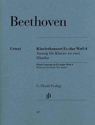 Klavierkonzert Es-dur WoO 4: Auszug für Klavier zu zwei Händen (Direktionsstimme): Besetzung: Klavier zu zwei Händen (G. Henle Urtext-Ausgabe) von G. Henle Verlag
