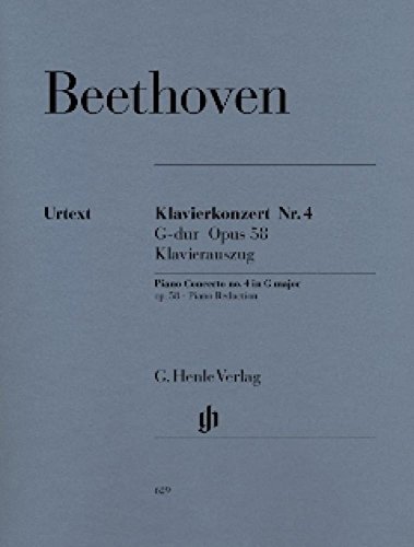 Klavierkonzert Nr. 4 G-dur op. 58; Klavierauszug: Instrumentation: 2 Pianos, 4-hands, Piano Concertos (G. Henle Urtext-Ausgabe) von Henle, G. Verlag