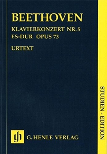 Klavierkonzert Nr. 5 Es-dur op. 73. Studien-Edition: Besetzung: Orchester (Studien-Editionen: Studienpartituren)