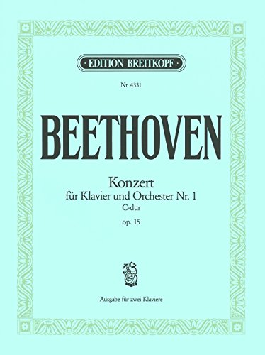 Klavierkonzert Nr.1 C-dur op. 15 - Ausgabe von Eugen d'Albert für 2 Klaviere (EB 4331)