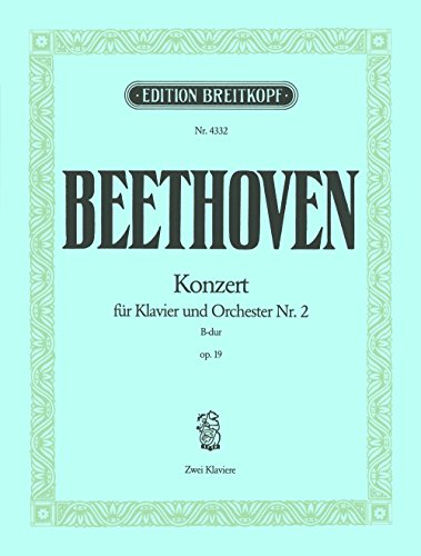 Klavierkonzert Nr.2 B-dur op. 19 - Ausgabe von Eugen d'Albert für 2 Klaviere (EB 4332) von EDITION BREITKOPF