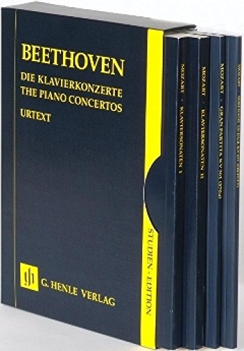 Klavierkonzerte 1 - 5: Studien-Editionen im Schuber: Besetzung: Orchester (Studien-Editionen: Studienpartituren) Klavierkonzerte 1 - 5: Studien-Editionen im Schuber: Besetzung: Orchester (Studien-Editionen: Studienpartituren)