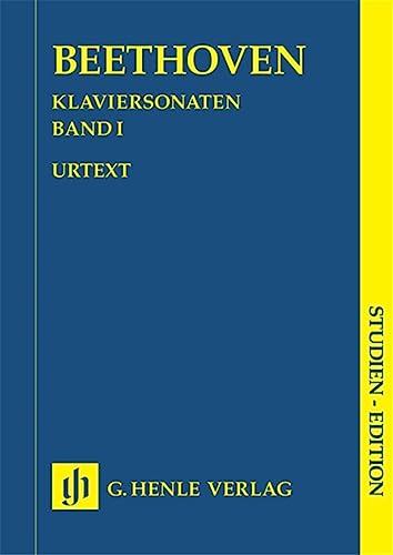 Klaviersonaten, Band I. Studien-Edition: Besetzung: Klavier zu zwei Händen (Studien-Editionen: Studienpartituren) von G. Henle Verlag